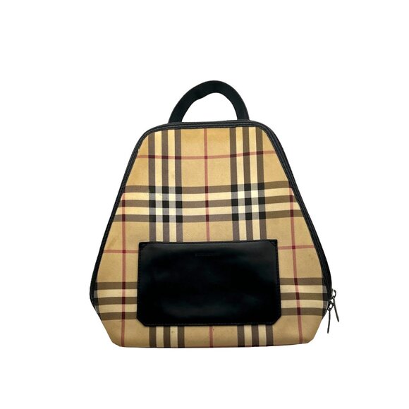Burberry London - Nova Check Backpack - Picture 1 of 10
